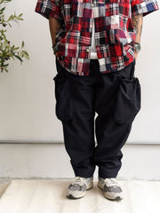 マルチポケットライトテーパードパンツ