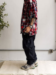 マルチポケットライトテーパードパンツ