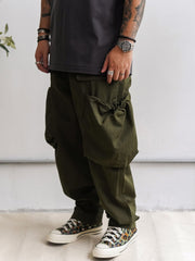 マルチポケットライトテーパードパンツ