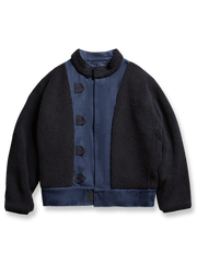 スウェーデン デニム バイカージャケット シープスキン型