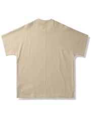 シンプルレイヤー カーキ 半袖Tシャツ