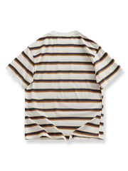 ヘビーウェイトストライプTシャツ正面図