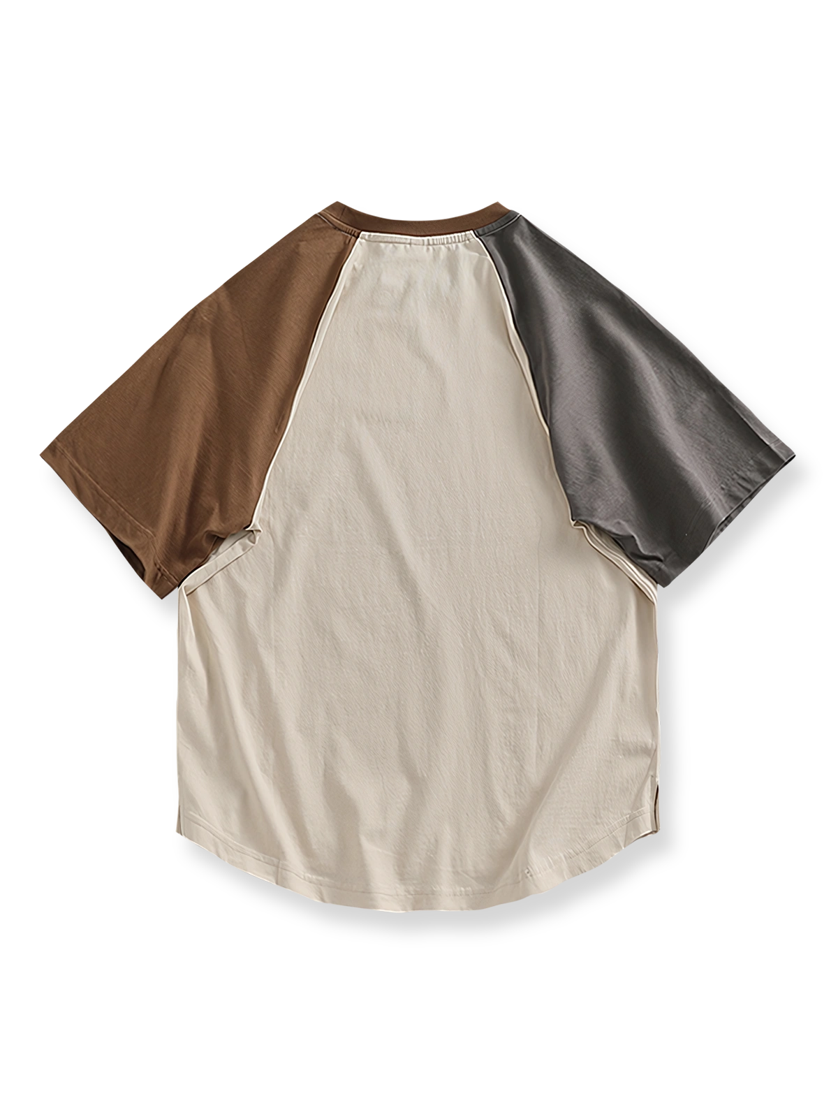 ラグランスリーブカーブヘムTシャツ全体展示