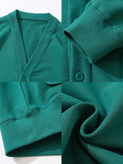 Vネック カーディガンセーター