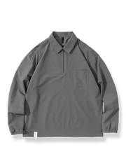 ポロカラー プルオーバージャケット