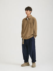 ポロカラー プルオーバージャケット