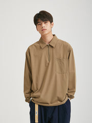 ポロカラー プルオーバージャケット