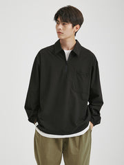 ポロカラー プルオーバージャケット