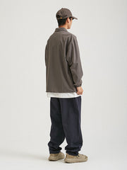 ポロカラー プルオーバージャケット