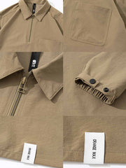 ポロカラー プルオーバージャケット