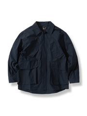 四ポケット ワークウェア風シャツジャケット