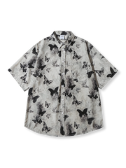 製品画像: コイノボリシンプルデザインプリントTシャツ正面図