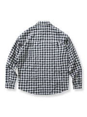 2色展開 チェック柄長袖シャツ