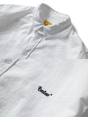 刺繍入り オックスフォード 長袖シャツ