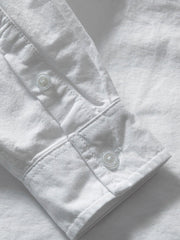 刺繍入り オックスフォード 長袖シャツ