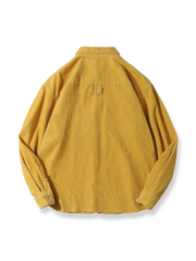 3色展開 コーデュロイ長袖シャツ