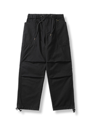 マルチポケット 伸縮ウエストカーゴパンツ