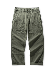 ビンテージキャンバス鉄道ワークパンツ全体外観