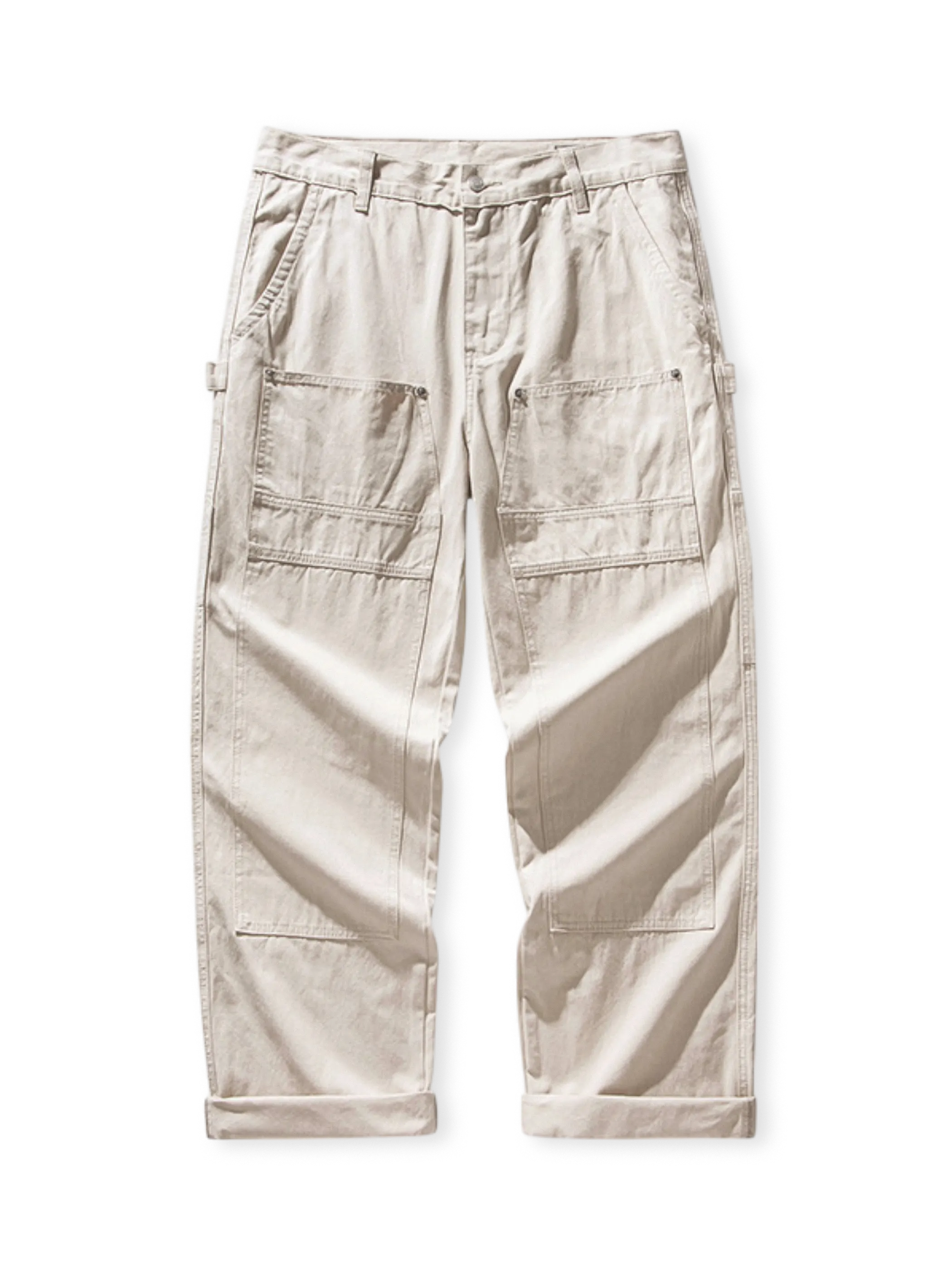 ビンテージキャンバス鉄道ワークパンツ全体外観