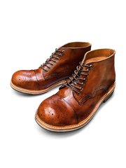 手作り ウォッシュ レザーブーツ