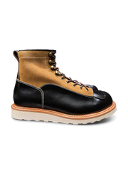 パッチワーク バイカー ブーツ