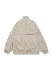 スタンドカラーのヴィンテージ風ジャケット、フロントポケット付き