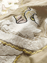 詳細画像:横須賀刺繍の虎と龍のディテール