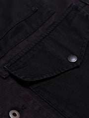 カラーブロックハンティングジャケット