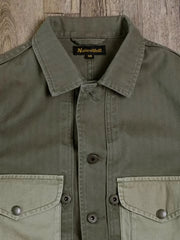 カラーブロックハンティングジャケット