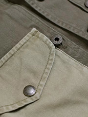 カラーブロックハンティングジャケット