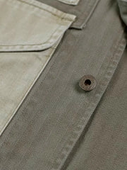 カラーブロックハンティングジャケット