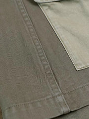 カラーブロックハンティングジャケット