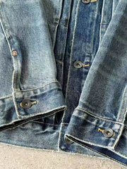 ヴィンテージウォッシュデニムジャケット