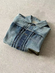 ヴィンテージウォッシュデニムジャケット