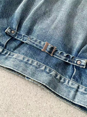 ヴィンテージウォッシュデニムジャケット