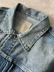 ヴィンテージウォッシュデニムジャケット