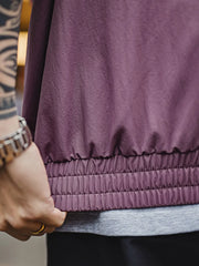 レーシングカラーブロックジャケット