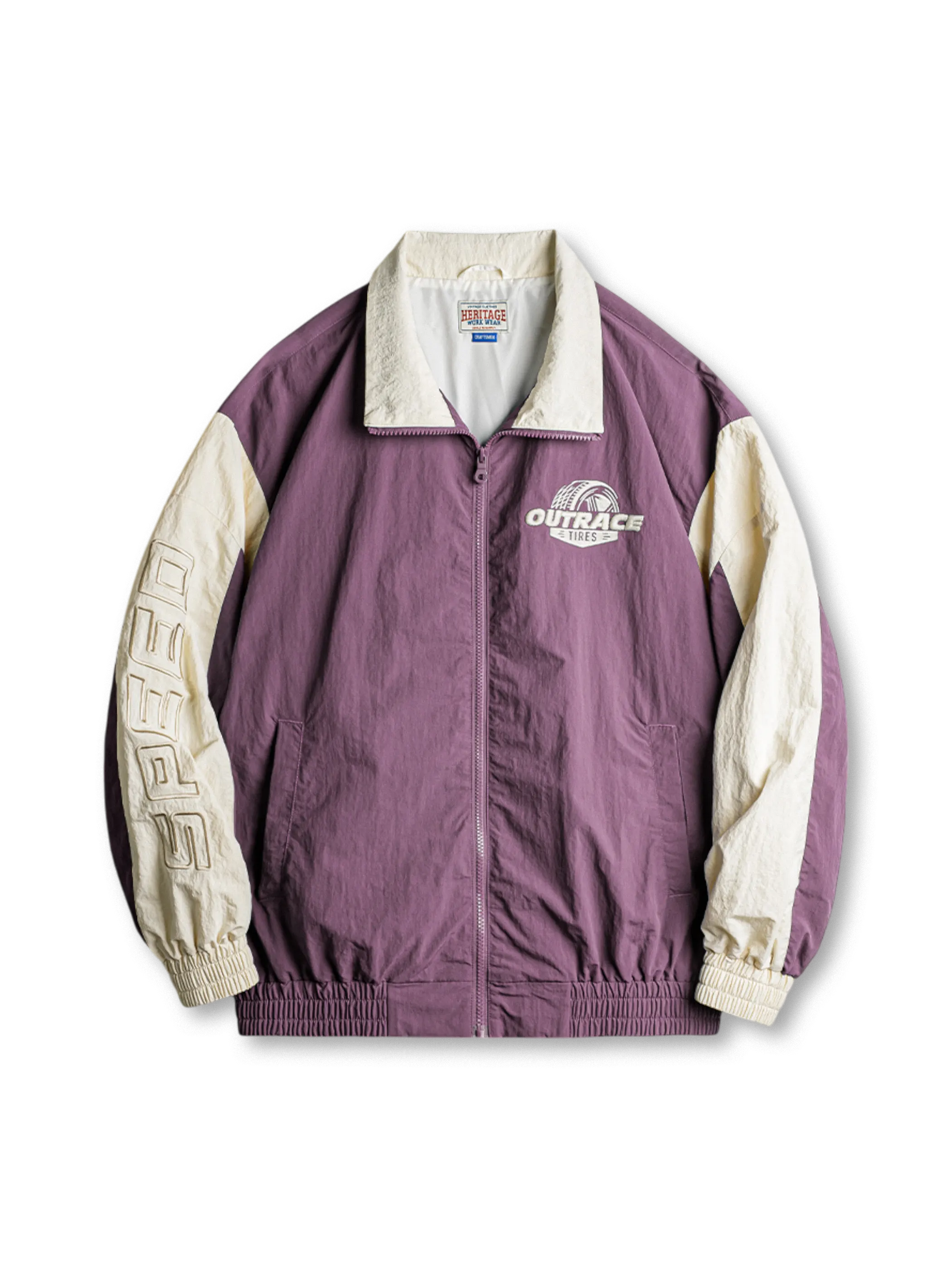 レーシングカラーブロックジャケット