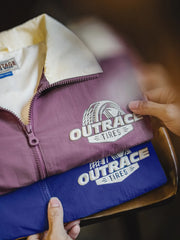 レーシングカラーブロックジャケット