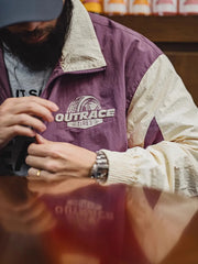 レーシングカラーブロックジャケット