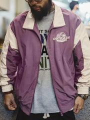 レーシングカラーブロックジャケット