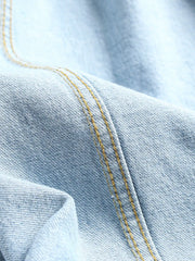 ウォッシュデニム マルチポケットジャケット