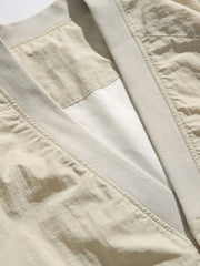 ヴィンテージVネック カーディガン風ワークジャケット