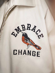 ヴィンテージ刺繍コーチジャケット