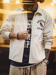 ヴィンテージ刺繍コーチジャケット