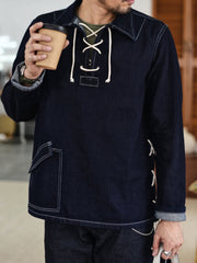 メンズ ヴィンテージ デニムセーラージャケット