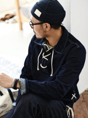 メンズ ヴィンテージ デニムセーラージャケット