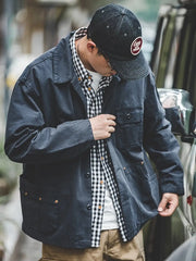 フレンチワーク コーチジャケット