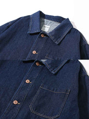ヴィンテージ風デニムワークジャケット