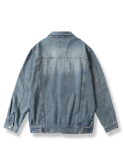 ウォッシュ加工 デニムジャケット